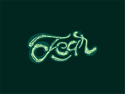 Fear Lettering #4 customtype design graphic illustration lettering logotype tvhiep type typehip typography typovn vietnam
