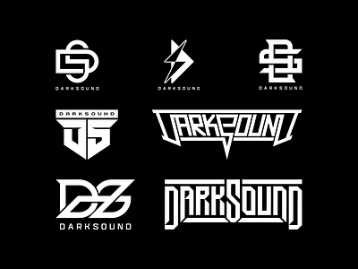 Darksound Logo Concept branding customtype darksound graphic logo logo concept logo dj logo producer logotype monogram monogramlogo typography vietnam
