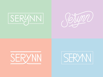 Serynn - Logotype branding customtype font graphic handlettering lettering logo logo design logodesign logotype monoline type typeface typehip typography typovn vietnam