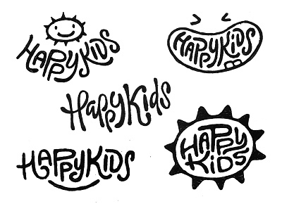 HappyKids - Lettering branding customtype happy indentity kid lettering logo logotype type typehip typography vietnam