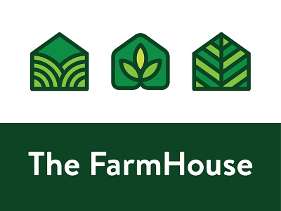 The FarmHouse - Symbol brand brand identity branding concept concept graphic icon design icon set iconic iconic logo logo logo design