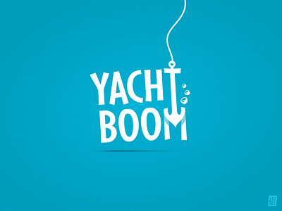 Yacht Boom boom brand corporate design identity la7rev logo logotype michaellazarev sale sea symbol yacht