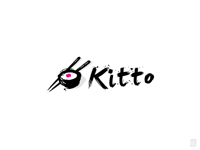 Kitto brand cuisine design graphic identity japanese la7rev logo michaellazarev monogram sushi symbol