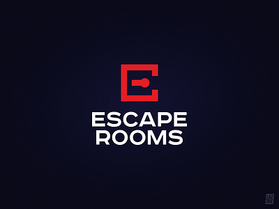 Escape Rooms brand corporate design escape game identity la7rev logo logotype michaellazarev quest room symbol