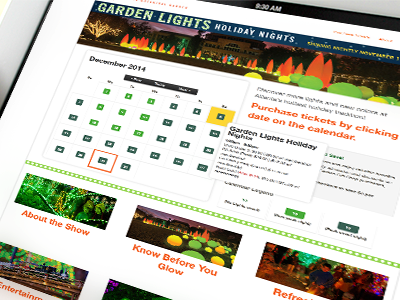 Atlanta Botanical Gardens app design development ui ux web