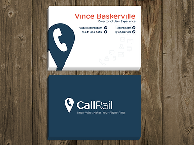 Business Cards callrail cards design