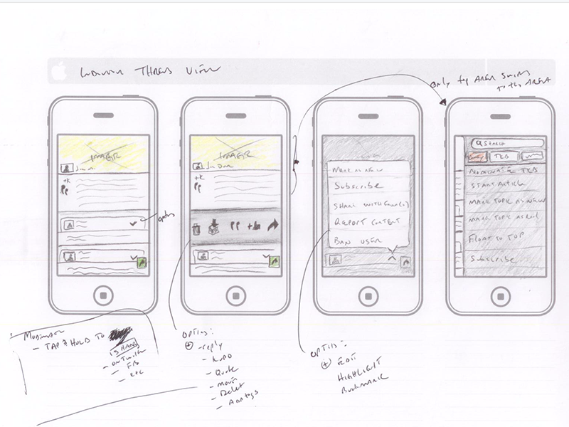 Mobile Interaction Sketch By Vincent Baskerville On Dribbble