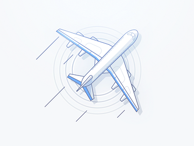 Plane icon flight icon lines outline plane style