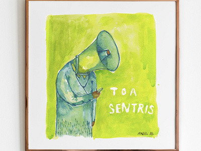 Toa Sentris artwork design doodle illustration typography
