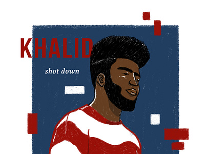 Khalid artwork character design doodle illustration