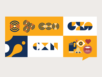 CXN explorations design digital branding explorations logo vector visual brand