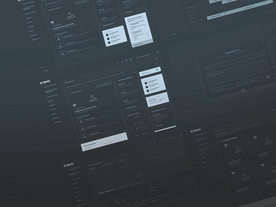 CRM | Wireframes concept crm digital jkosinski lowfi ui uiux wip wireframes