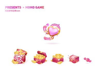 An icon design for dating games game art illustration ui