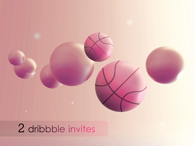 2 dribbble invites