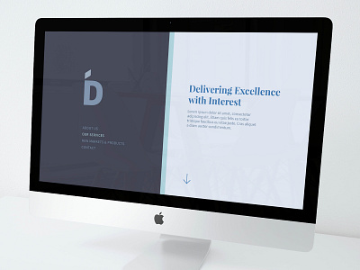 Demeter Investment branding design finance business investment logotype web web design