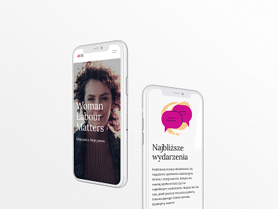 Woman Labour Matters - Mobile branding design mobile ui uiux ux webdesign women empowerment