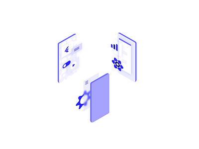 Illustrations for Tech Company | Part 2 design illustration illustrator isometric isometric illustration tech vector