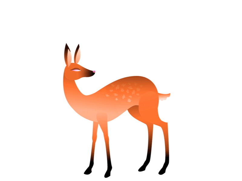 Bambi gif illustration