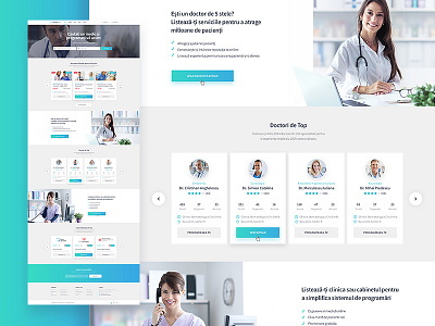 Medical Website Design clean creative design doctors fresh homepage medical minimal photoshop ui ux website