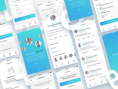 Medical Appointment App app appointment design fresh medical mobile onboarding screens sketch ui ux