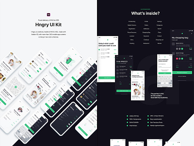 Hngry UI Kit - Food Delivery UI Kit for iOS