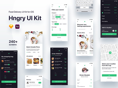 Hngry UI Kit - Food Delivery UI Kit Update