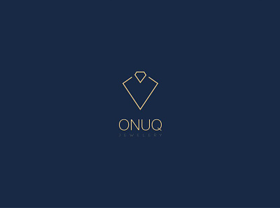 Onuq Jewelry - Logo Design art branding design illustrator logo logo design logodesign vector
