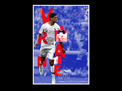 World Cup 2018 - Poster - Varane Goal design football football designs game goal graphic design poster typography art