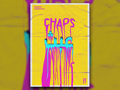 chaosdribble arabic typography art chaos color colorful hibrayer illustrator typogaphy