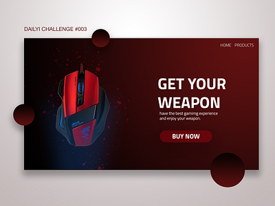 Daily UI Challenge #003 Landing Page daily daily 100 design gaming ui uiux ux website website concept