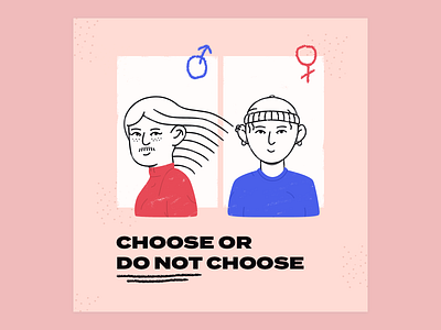 Gender is a spectrum 🌈 challenge gender illustration illustrator photoshop spectrum typography vector