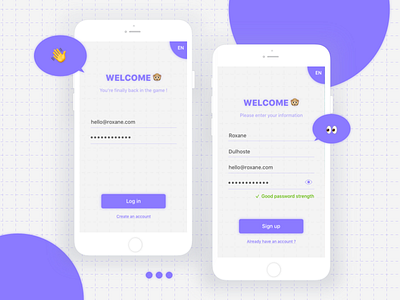 Daily UI #1 - Sign Up Page 1 app daily ui design login mobile signup ui webdesign