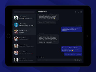 Daily UI #13 - Direct Messaging 🚀