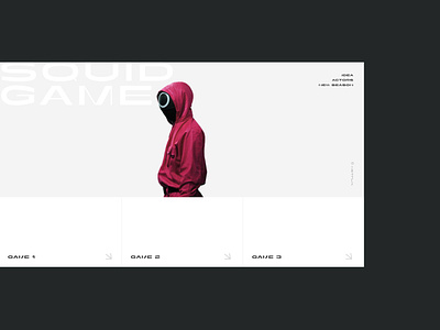 Squid game 🦑 animation clean graphic design grey inspiration interface kiev madeontilda minimal nocode russia squidgame tilda ui ukraine userexperience web webdesigner webdevelopment website