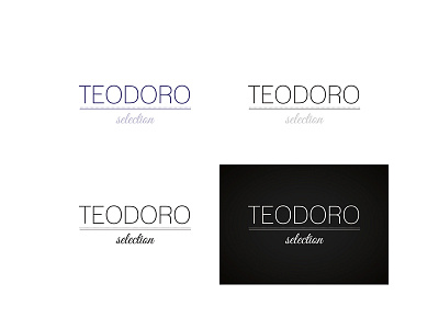 Teodoro Selection branding criação identidade visual logotipo