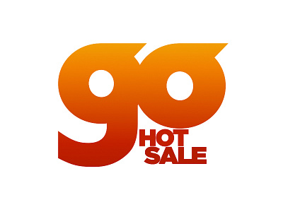 Go Hot Sale branding criação identidade visual logotipo