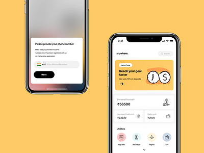 Banking Application || Snippet app app design apple application application ui banking banking app branding dashboard dashboard app design ios ios app ios app design ios13 iphone ui ux uxdesign