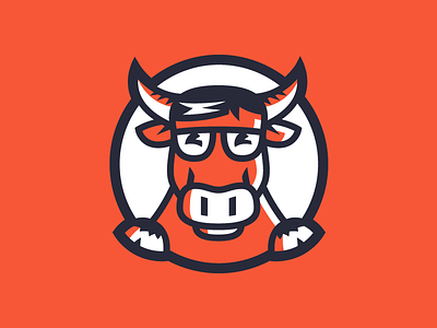 Nerdy Buffalo animal buffallo designer developer geek icon illustration logo nerd nerdy