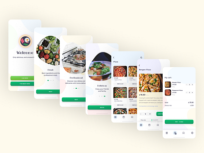 Food delivery apps app design figma mobile app ui ux