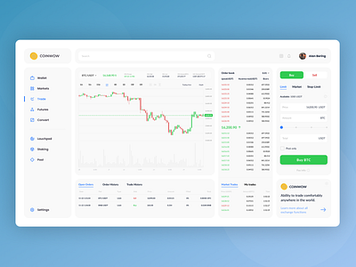 Crypto Exchange Dashboard app design figma mobile app ui ux