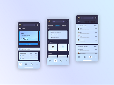 Bank Mobile App figma mobile app ui ux