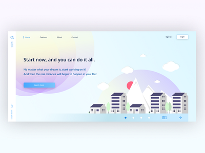 Home Page - Concept figma ui ux webdesign