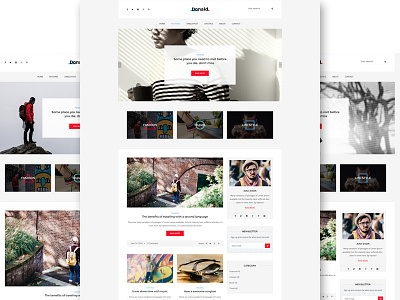 Donald - Creative and Clean Wordpress Blog Theme