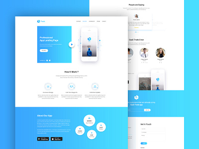 SaaS Tarde - App Landing Page