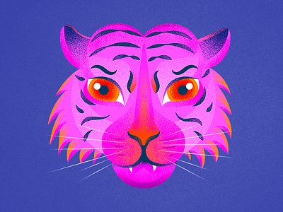 Rawr animal nature noise pink power powerfull strong tiger tigre