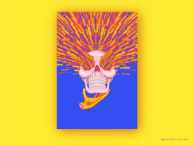 Skull digital art illustrator skull vector illustration vectors