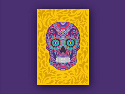 Catrina digital art illustrator skull vector illustration vectors