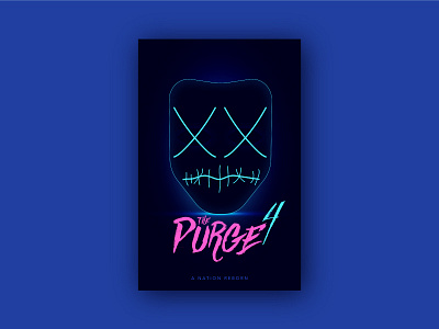 The Purge digital art illustrator movie poster thepurge vector illustration vectors