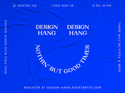 Inaugural Inspire Design Hang