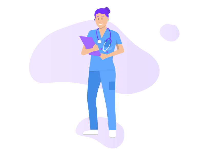 Spur Nurse spur character illustration nurse girl